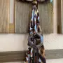 Екстравагантно ръчно изработено леопардово колие 8842, снимка 6