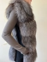 Продавам елек от естествен косъм – чернобурка , снимка 3