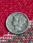 Сребърна монета дайм one dime 1943, снимка 1