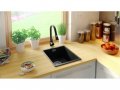 Кухненска Мивка от гранит модел Лондон 40 Slim 360 x 450 mm - графит, снимка 4
