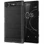 Sony Xperia XZ1 Compact - Удароустойчив Гръб Кейс CARBON, снимка 1