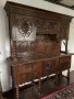 Шкаф  бюфет старинен, антикварен, дъбов, Дърворезба , снимка 4