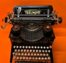 Мнго Стара Пишеща Машина TRIUMPH 10 / 1930 г. за Генерално Представителство Лео Сафиръ София , снимка 5