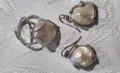 Сребърен комплект обеци с пръстен с натурални перли , снимка 2