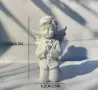 3D момиче момче деца ангел фигурка за украса декор гипсова фигурка смола кръщене статуетка, снимка 6