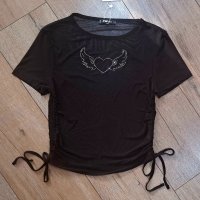 Дамска кокетна блуза , снимка 5 - Тениски - 42048471