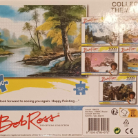 1000 PCS Bob Ross пъзел, снимка 2 - Игри и пъзели - 44574530