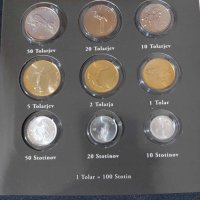 Комплектен сет - Словения в толари и Евро серия 2007 от 1 цент до 2 евро, снимка 3 - Нумизматика и бонистика - 44328936