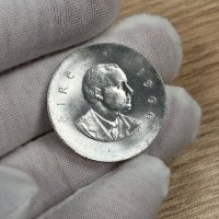 10 шилинга 1966 г UNC, Ирландия - сребърна монета, снимка 5 - Нумизматика и бонистика - 42493140