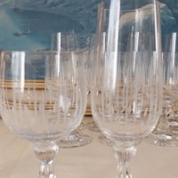 Кристални чаши за вино №2, снимка 5 - Чаши - 39704210