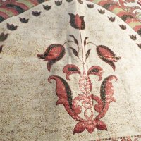 Старинно турско молитвено килимче джамията Селимийе в Едирне - красота в златни нишки - направете, снимка 4 - Антикварни и старинни предмети - 34592436