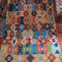 Уникален ръчно тъкан килим, снимка 5 - Антикварни и старинни предмети - 40382963