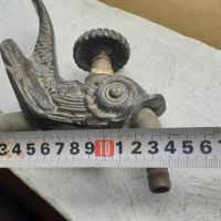 Невероятен бронзов кран за чешма, снимка 5 - Антикварни и старинни предмети - 44827362