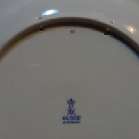 Декоративна порцеланова чиния Kaiser porcelain , снимка 6 - Декорация за дома - 39267276