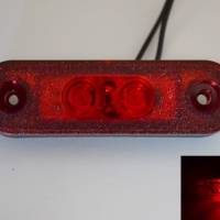 1 бр. LED ЛЕД габарити флаш с 2 SMD диода за ролбар червен , Полша, снимка 3 - Аксесоари и консумативи - 36076665