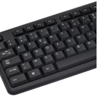 Чисто Новa USB калвиатура APM AZERTY 105 клавиша цифров блок, снимка 3 - Клавиатури и мишки - 44737734