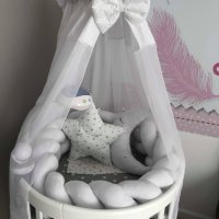 Балдахини за бебешко легло декор стая, бебешко креватче балдахин, снимка 3 - Бебешки легла и матраци - 40932216