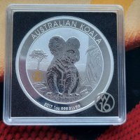 Инвестиционна сребърна монета 1 унция 1 Dollar - Elizabeth II, коала, снимка 3 - Нумизматика и бонистика - 41584158