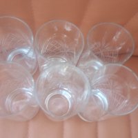 Кристални чаши за безалкохолно, ръчна гравюра – 6 бр, снимка 5 - Чаши - 41990832