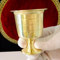Масивна бронзова чаша., снимка 4 - Антикварни и старинни предмети - 41634393