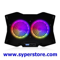 Поставка за лаптоп, Notebook Cooler Modecom Silent Fan MC-CF18 RGB, SS300367, снимка 1 - Други - 38615582