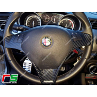 Alfa Romeo Gilulietta/Mito Винил- Carbon Fiber5D ефект стикер за волан, снимка 1 - Аксесоари и консумативи - 44640483