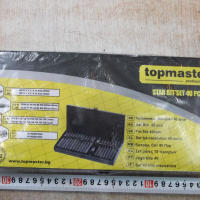 Комплект накрайници *topmaster - Torx 40 бр 1/2 "* нов, снимка 4 - Други инструменти - 36222256