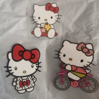 2 вида Коте Кити Hello Kitty щампа термо апликация картинка за дреха блуза чанта, снимка 1 - Други - 34091027
