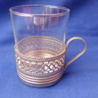 Руски тънкостенни стъклени топлоустойчиви чаши и подстакани за чай , снимка 3 - Чаши - 41720622