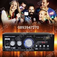 Аудио усилвател, BLUETOOTH,FM, USB,MP3,SD модел UKC-AK-699BT 2X300W, снимка 6 - Караоке - 39441342