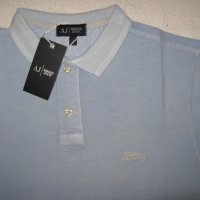 Мъжка polo тениска ARMANI JEANS с яка, снимка 5 - Тениски - 35813772