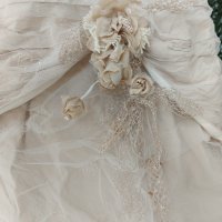 сватбена бална рокля в шампанско, снимка 4 - Сватбени рокли - 37471050