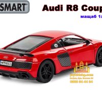Audi R8 Coupe мащабен модел 1:36 KiNSMART, снимка 5 - Коли, камиони, мотори, писти - 42610480