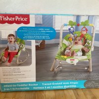 Бебешки шезлонг/столче Fisher Price, Тропическа гора, снимка 6 - Музикални играчки - 40841672