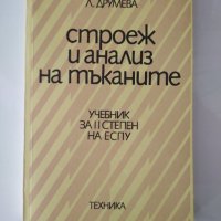 Строеж и анализ на тъканите, снимка 1 - Специализирана литература - 35883427