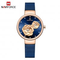 Дамски часовник NAVIFORCE Blue/Gold 5013 RGBEBE., снимка 1 - Дамски - 34723865