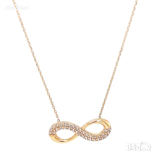 Златно колие 2,23гр. 43см. 14кр. проба:585 модел:26600-5, снимка 1