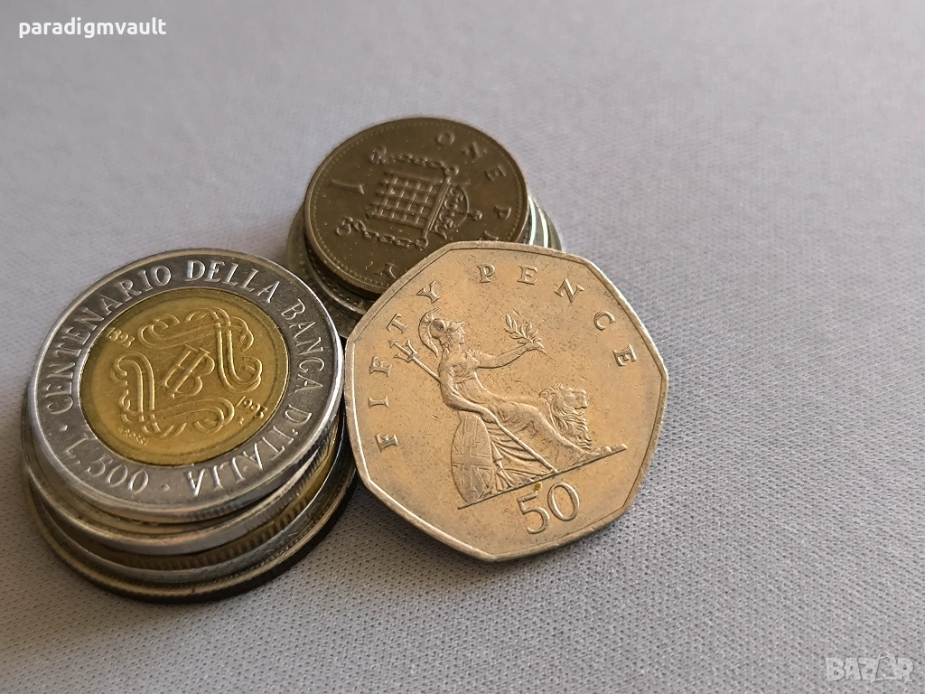 Монета - Великобритания - 50 пенса | 1997г., снимка 1