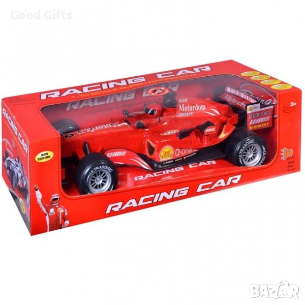 Състезателна кола Формула F1 , червена , звук и светлина, снимка 1