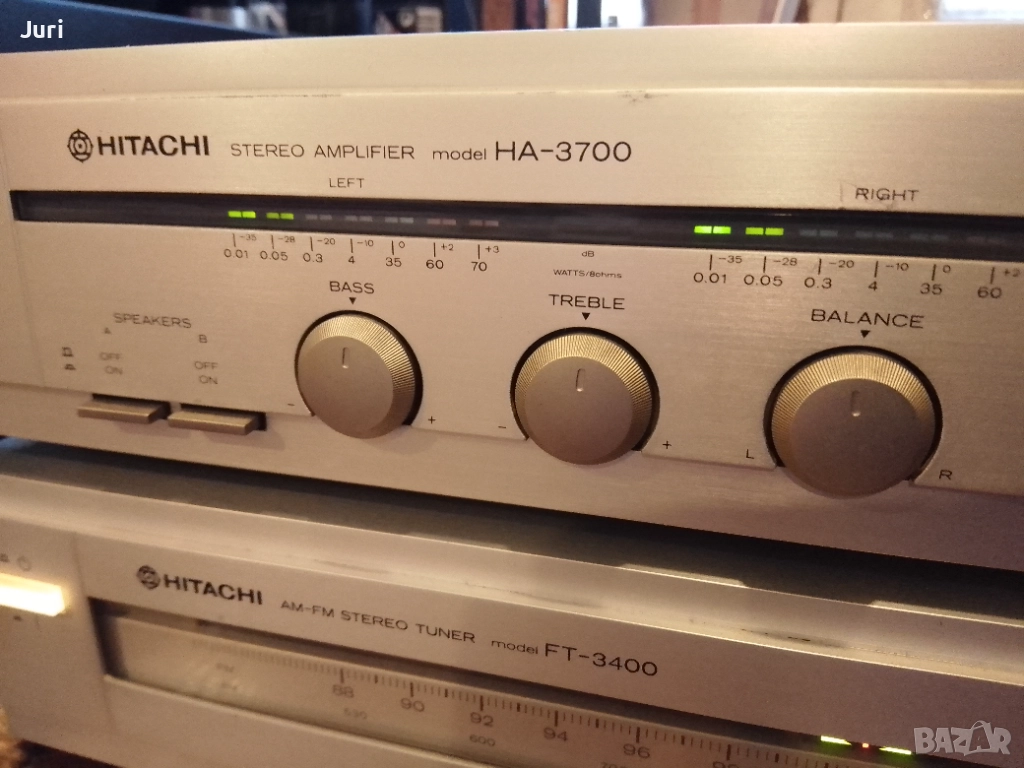 Hitachi ha 3700 усилвател Made in Japan 1981 г, снимка 1