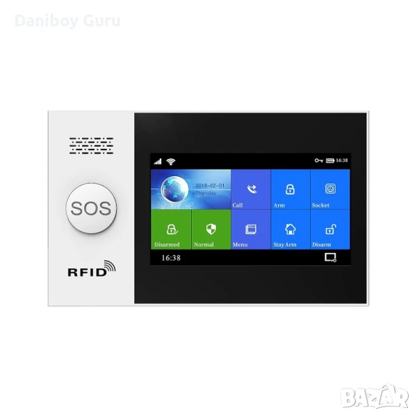 GSM + Wi Fi Безжична алармена система PG-107 Home охранителна PGST Tuya 2G  СОТ , снимка 1