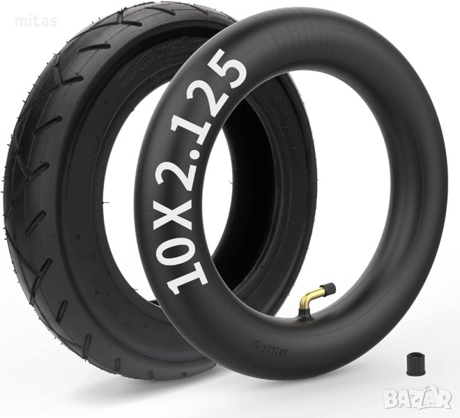  Външни и вътрешни гуми за електрически скутер, ховърборд (10 x 2.125), снимка 1