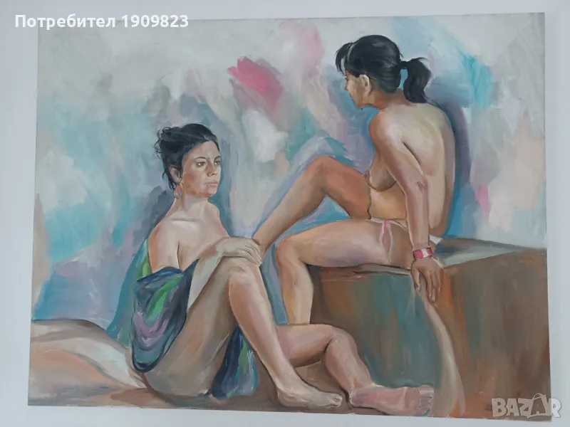 Огромна маслена картина , снимка 1