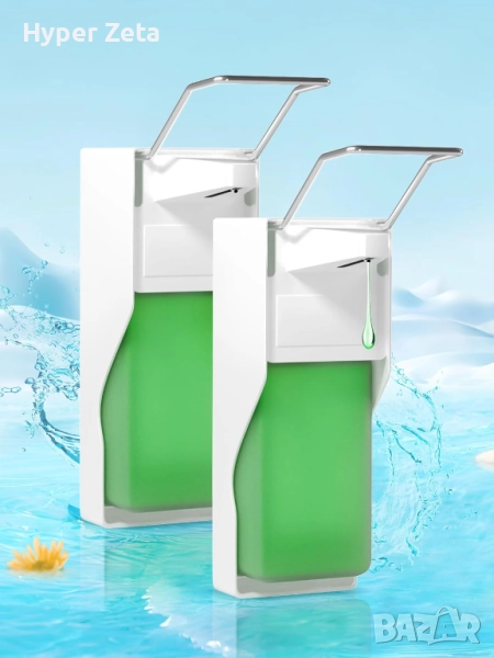 Сет от 2 диспенсър за сапун/дезинфектант, снимка 1