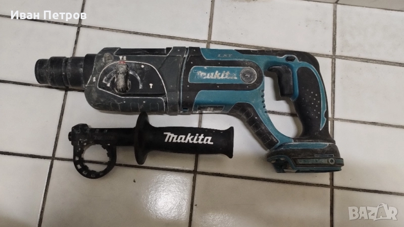 перфоратор Makita DHR241 18V, батерии, зарядно, снимка 1