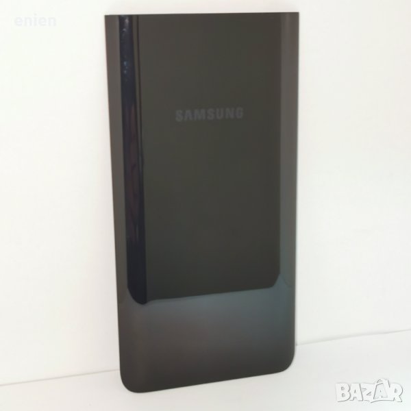 Заден капак, панел стъкло за Samsung Galaxy A80 A805 / Черен, снимка 1