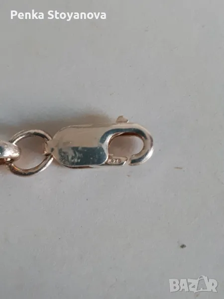 сребърна гривна 0,925, снимка 1