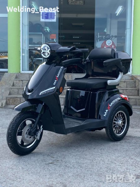 НОВ МОДЕЛ Електрическа Триколка Famozna-LUX 1500W/60V/20Ah - Черна, снимка 1