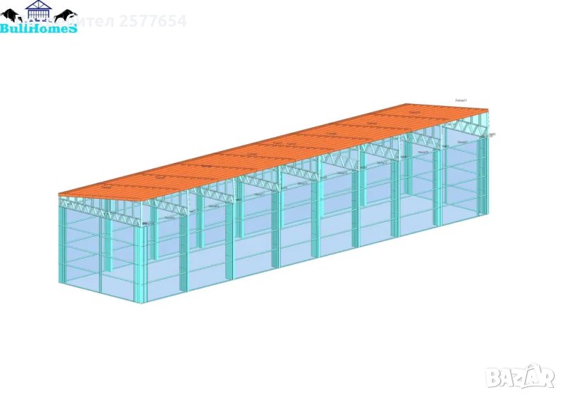 ЛИЗИНГ - Халета, Хале, Магазини, Магазин, Складове 150м2-6м х 25м х 4, снимка 1