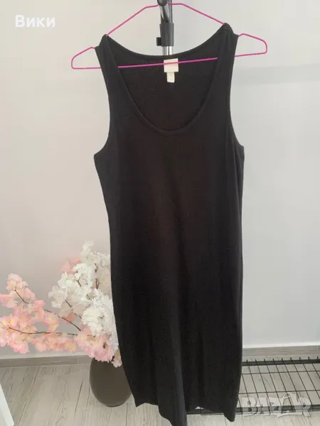 Рипсена рокля в размер М, снимка 1